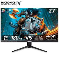 Monitor Gaming de 27 pulg  Micronics MG27FF 1920x1080 IPS 180HZ 1ms HDR