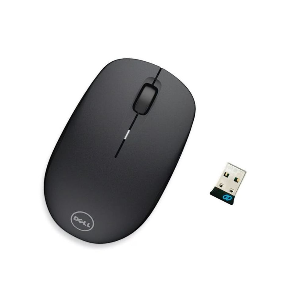 Dell Óptico Mouse WM126 RF Inalámbrico DPI1000ppp 570-AALK Negro-NNP0G