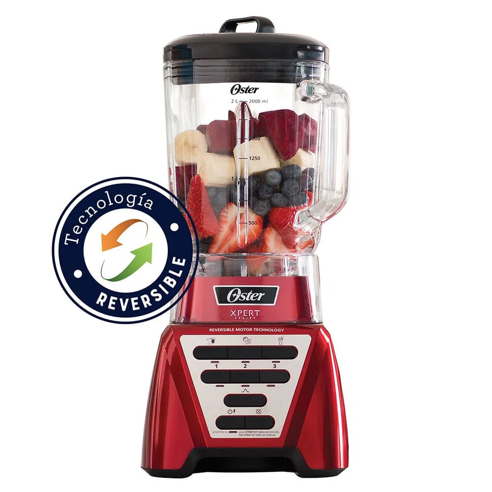 Licuadora Oster Xpert Serie 3 2 L BLST3A-R2G Vaso de Vidrio Refractario