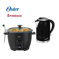 Combo Hervidor Finezza FZ-630H 2L y Olla Arrocera Oster