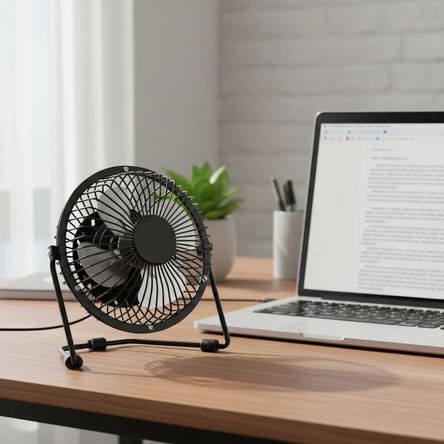 Ventilador usb de escritorio de 3 pulgadas 15x15x8cm negro Ventilador usb de escritorio de 3 pulgadas 15x15x8cm negro