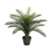 Planta artificial Cycas 75cm Orange