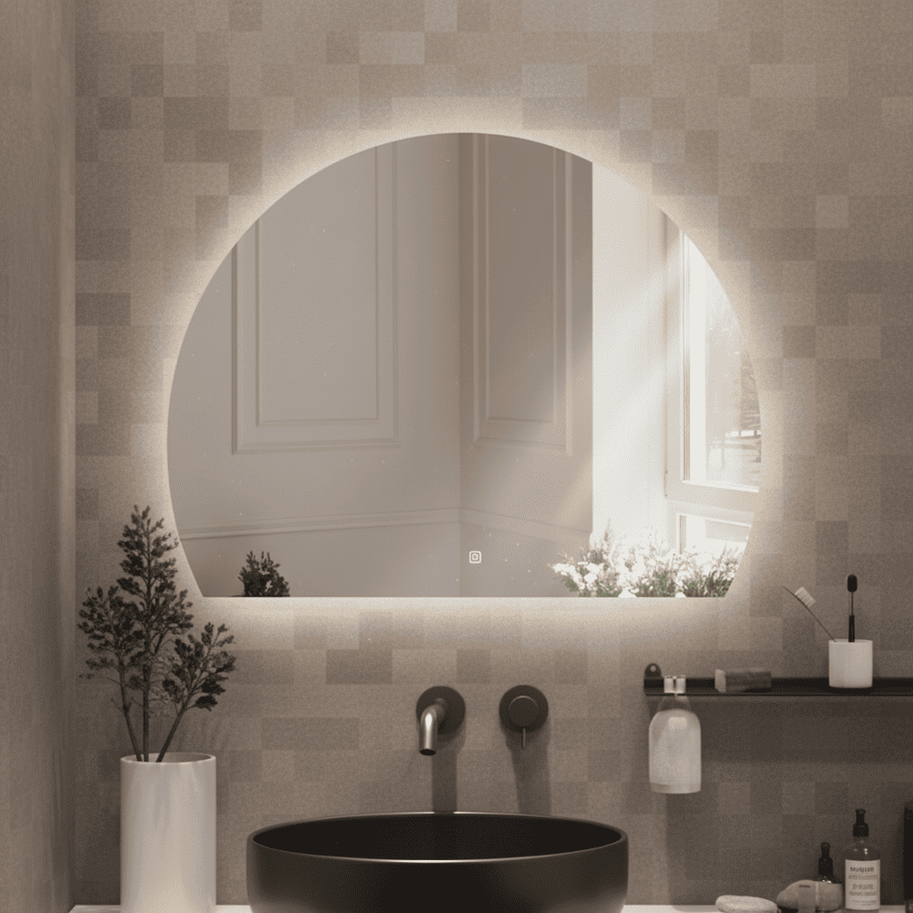 Espejo Led Circular Capilla 70x50cm Espejos Monterrey