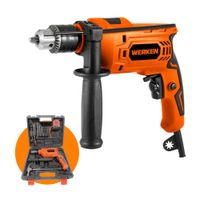 Taladro Percutor Werken KF-ID20+KF-6030 550W + 12 Accesorios