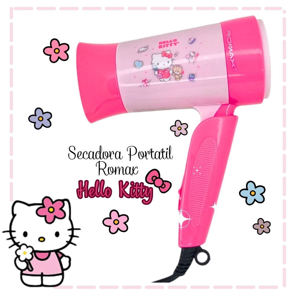 Secador de Cabello Romax Hello Kitty