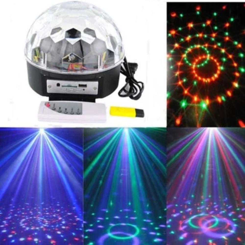 Parlante Bluetooth Bola Mágica Led Multicolor Fiesta Audiorítmica