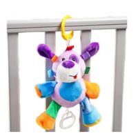 Peluche Sensorial Musical Interactivo Para Bebé Morado