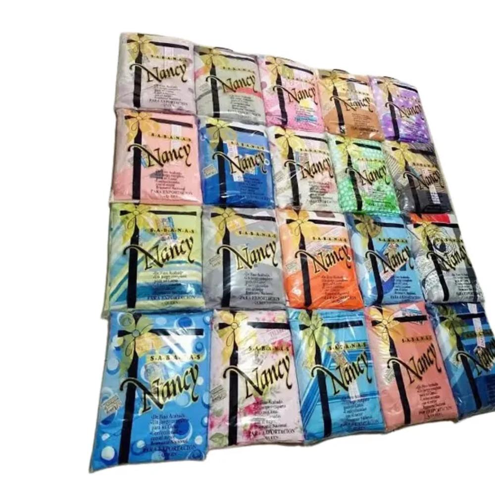 Sábanas Nancy 100% Algodón 1 Plaza Y Media Mujer