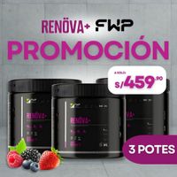 Renova Plus Colágeno Hidrolizado con Q10 y Resveratrol Promoción 3  Potes x 460