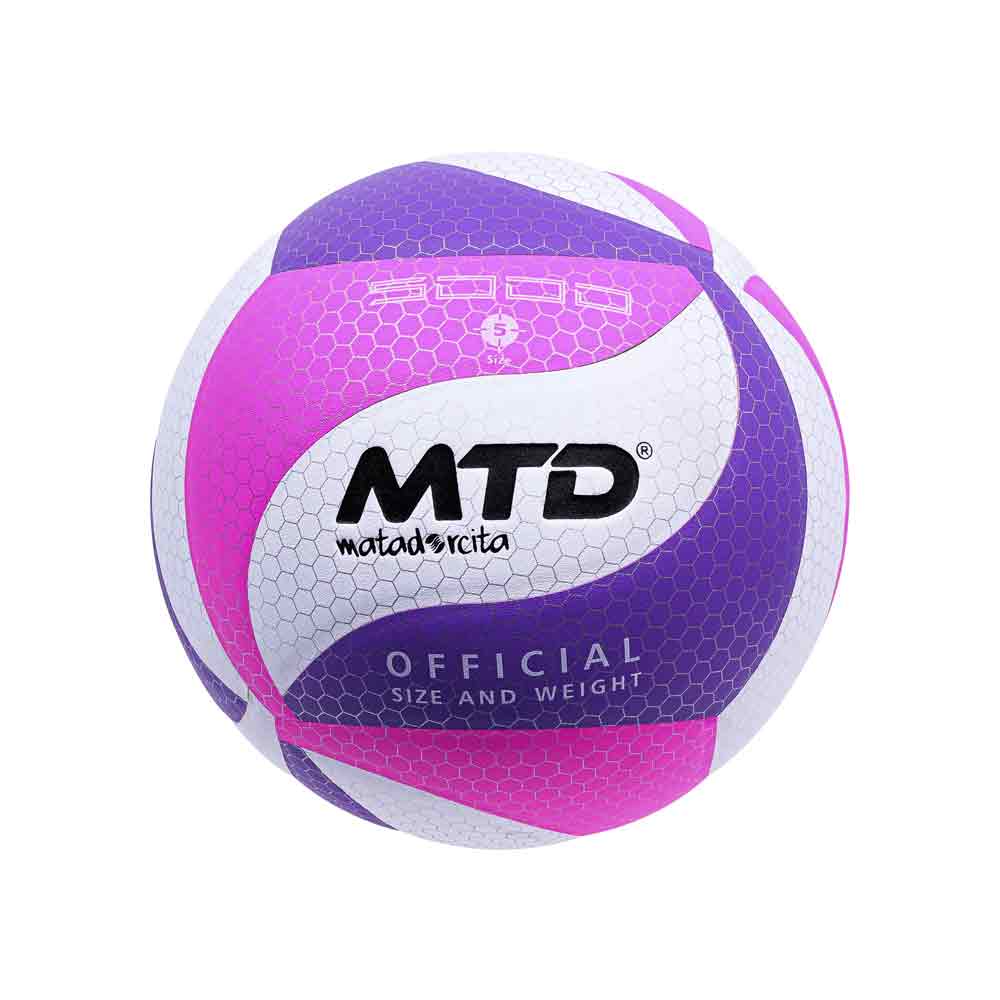 PELOTA P/VOLEY MATADORCITA PANAL MT-20 Color FUCSIA/MORADO Talla 5