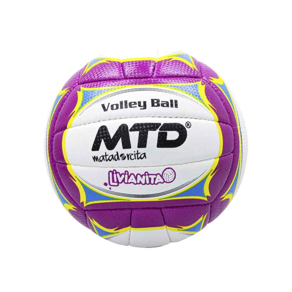 PELOTA P/VOLEY PU/PVC HIBRIDO COSIDO LIVIANITA Color FUCSIA Talla 5