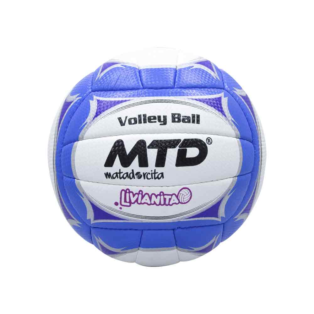 PELOTA P/VOLEY PU/PVC HIBRIDO COSIDO LIVIANITA Color LILA Talla 5