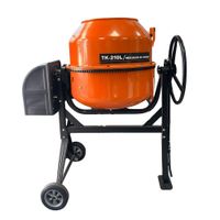 Trompo Mezclador de Concreto Electrico 3 Aspas 210 Litros 1.34HP Toyaki TK-210L