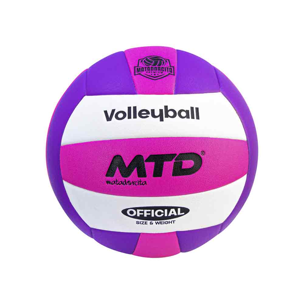 PELOTA P/VOLEY PU THERMO SELLADO HYGROSCOPIC Color MORADO Talla 5