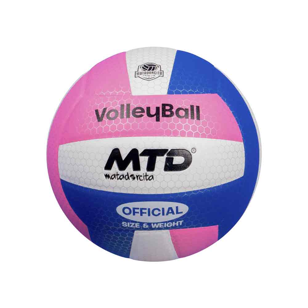 PELOTA P/VOLEY MATADORCITA MOD. CLASICO PANAL Color ROSADO/AZUL Talla 5