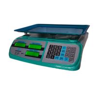 Balanza Bodeguera 40 Kg - 5 gr HIPOCAMPO Doble Pantalla Verde