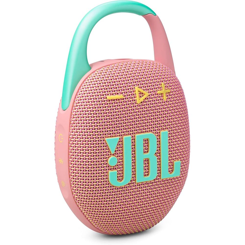 JBL Clip 5 altavoz bluetooth ultraportátil, resistente al agua | Rosa