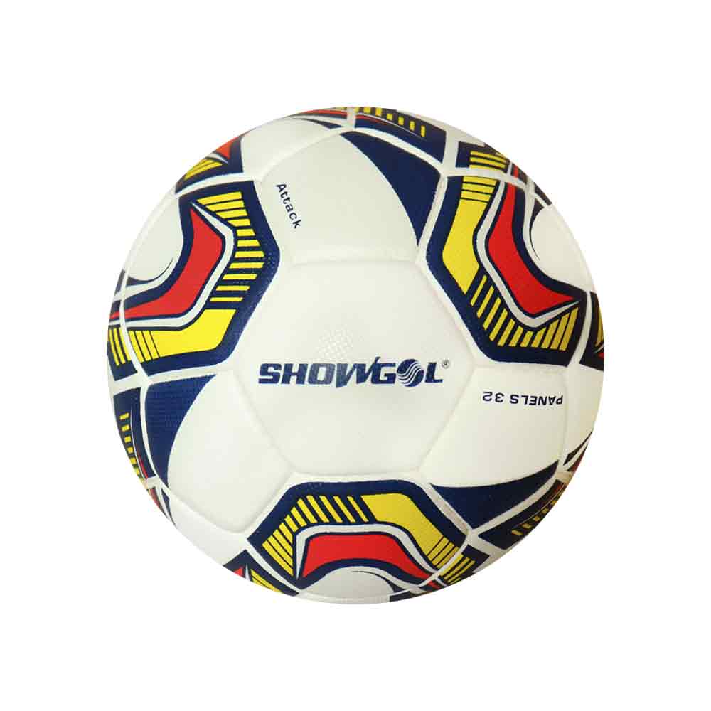 PELOTA P/FUTBOL SHOWGOL ATTACK Color AMARILLO/AZUL Talla 5
