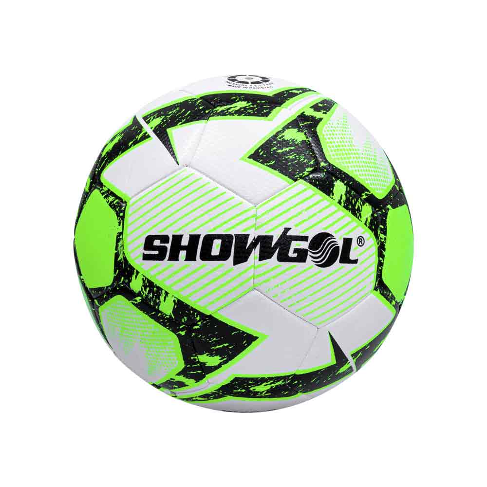 PELOTA P/FUTBOL SHOWGOL SCRUM Color BLANCO/VERDE Talla 5