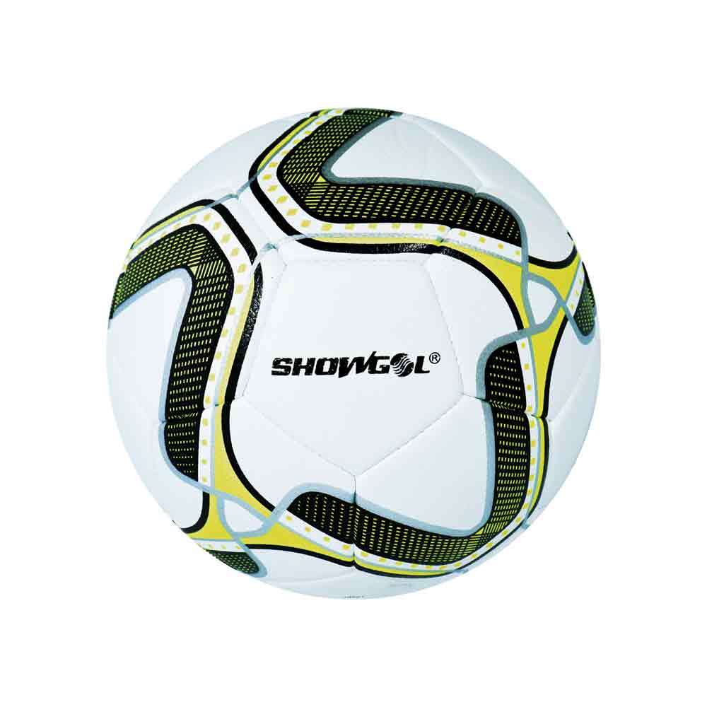 PELOTA P/FUTBOL SHOWGOL CUERO PVC FOAM E Color AMARILLO Talla 4