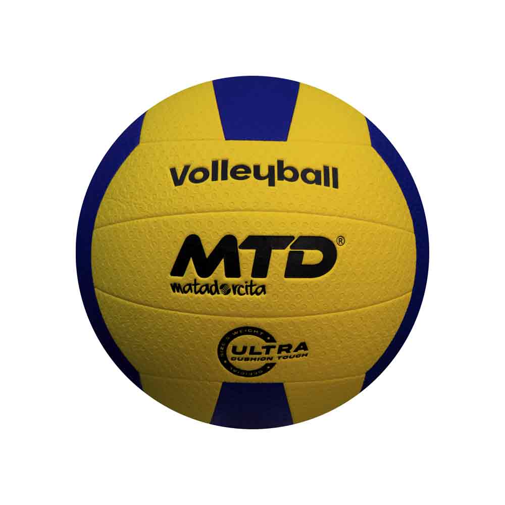 PELOTA P/VOLEY MATADORCITA PU PREMIUM MOD CLASICO Color AMARILLO/AZUL Talla 5