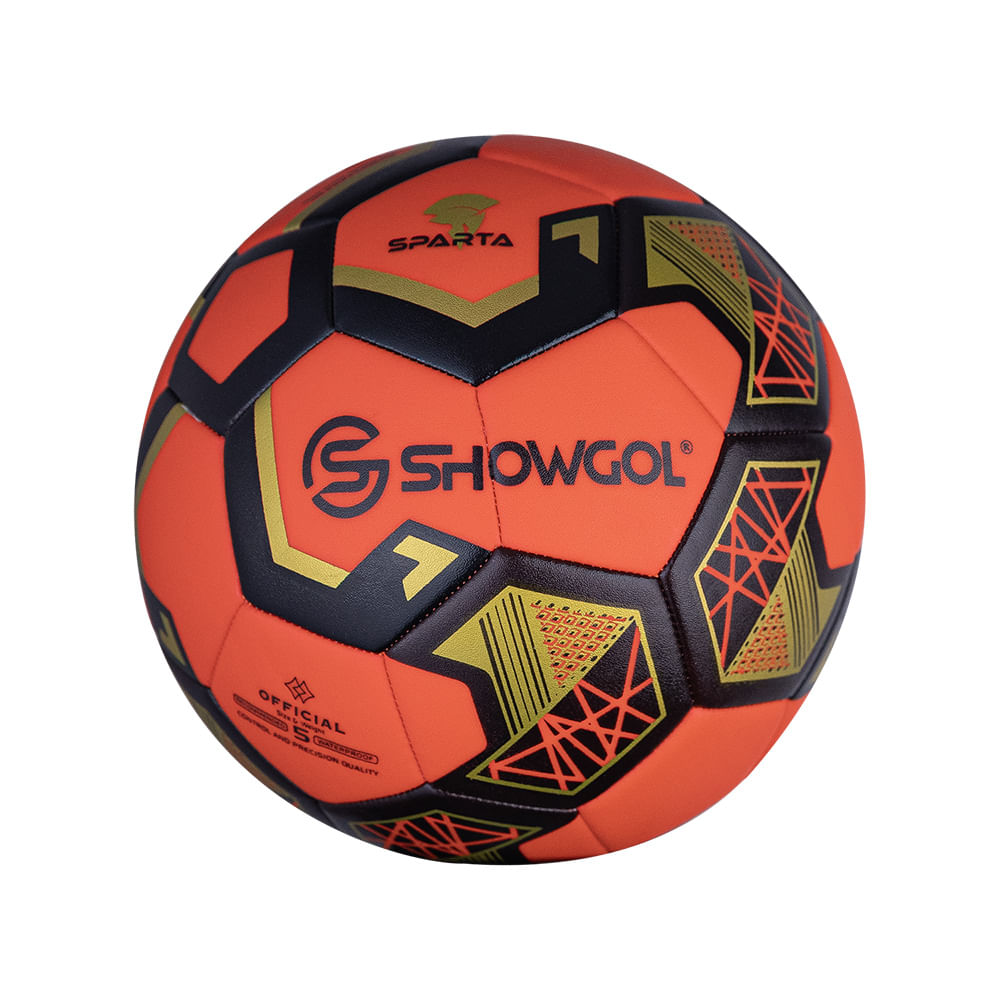 PELOTA P/FUTBOL SHOWGOL SPARTA PU Color NARANJA Talla 5