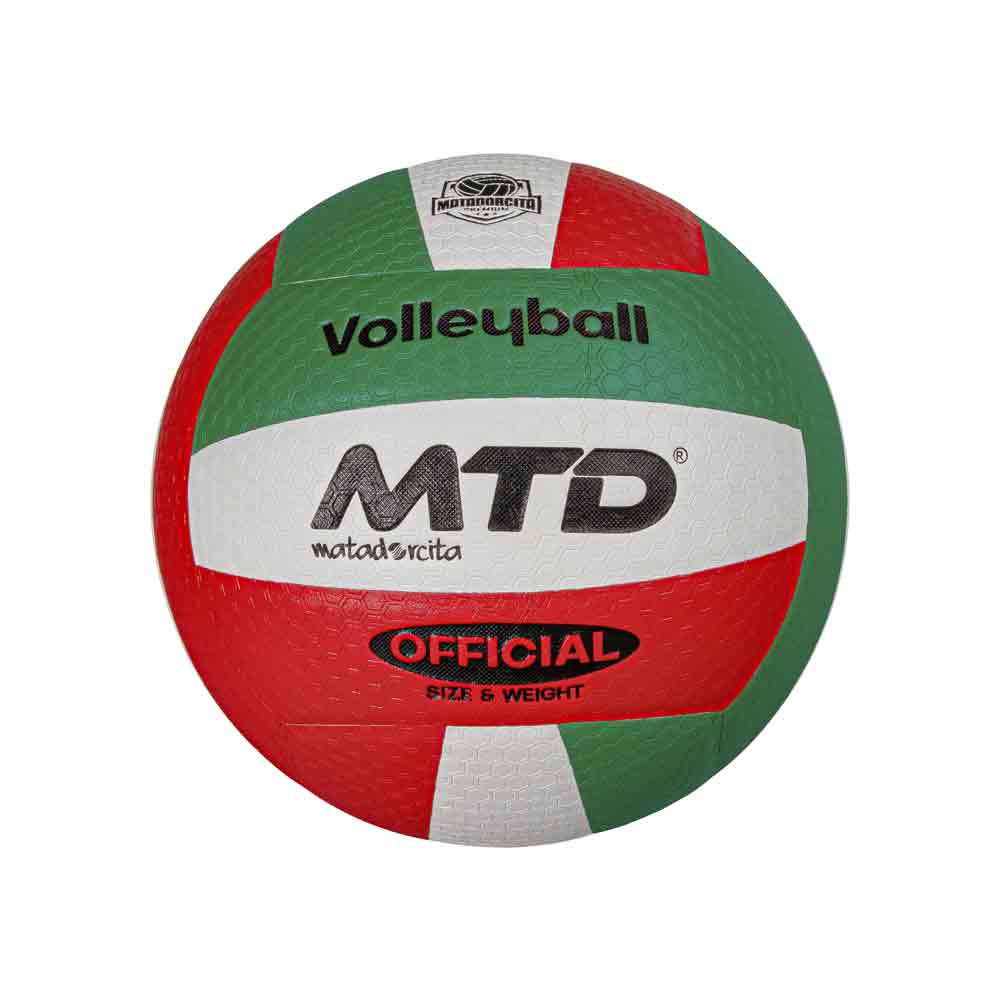 PELOTA P/VOLEY MATADORCITA PU PREMIUM Color VERDE/BLANCO/ROJO Talla 5