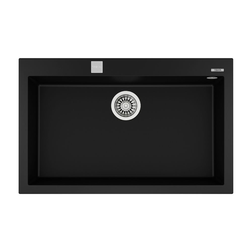 Lavadero de Cuarzo Teka Forsquare 1 Poza 79x50x20cm