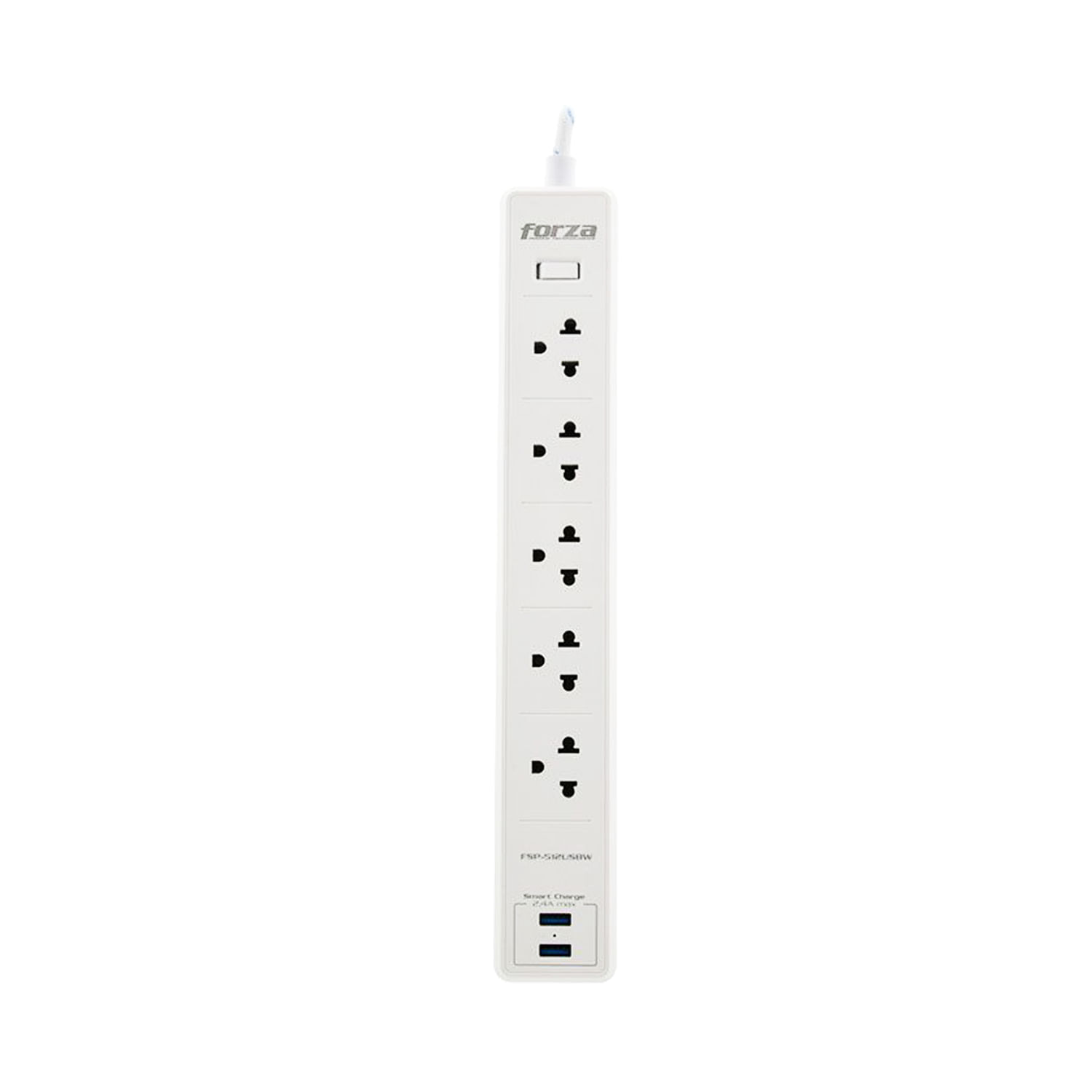 Supresor De Pico Forza Fsp-512Usbw 220V 1540W Blanco