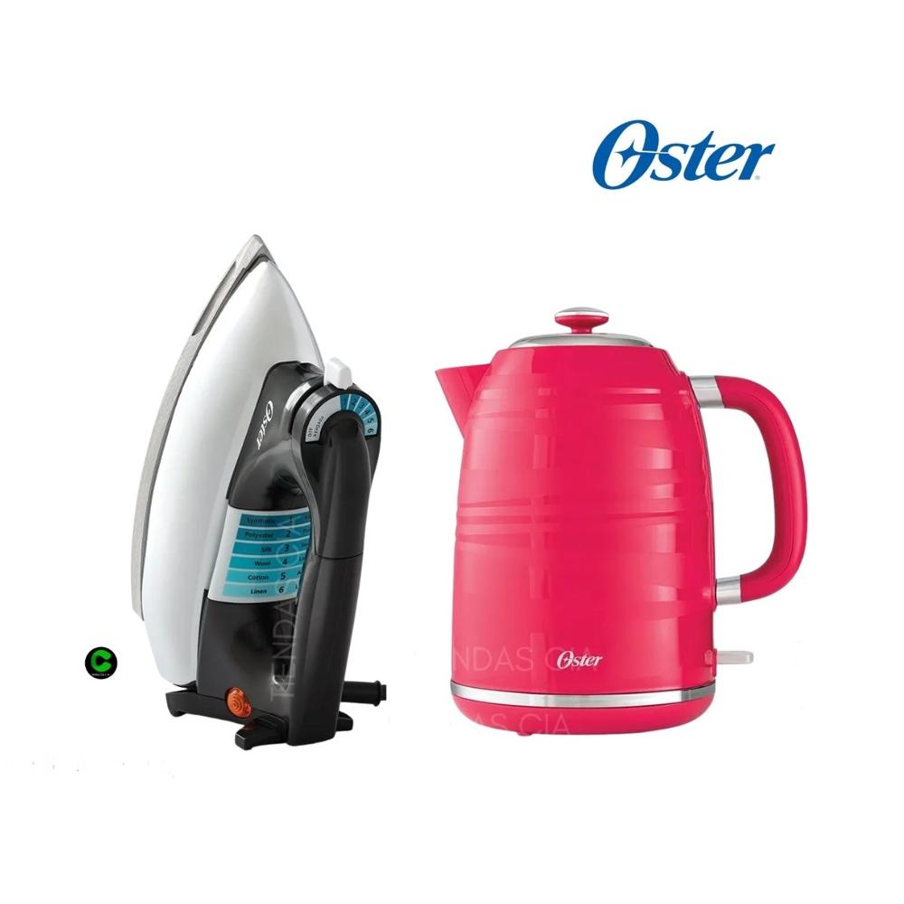 Dúo Oster® Hervidor sandía 1.7 L y Plancha Clásica