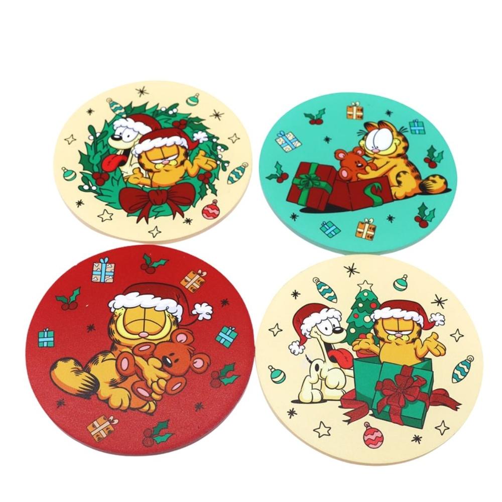 Set de Posavasos Navidad x4 Garfield