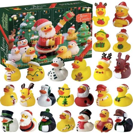 Calendario Adviento Sqzuwit A-christmas-rubber Duck Calendario Adviento Sqzuwit A-christmas-rubber Duck