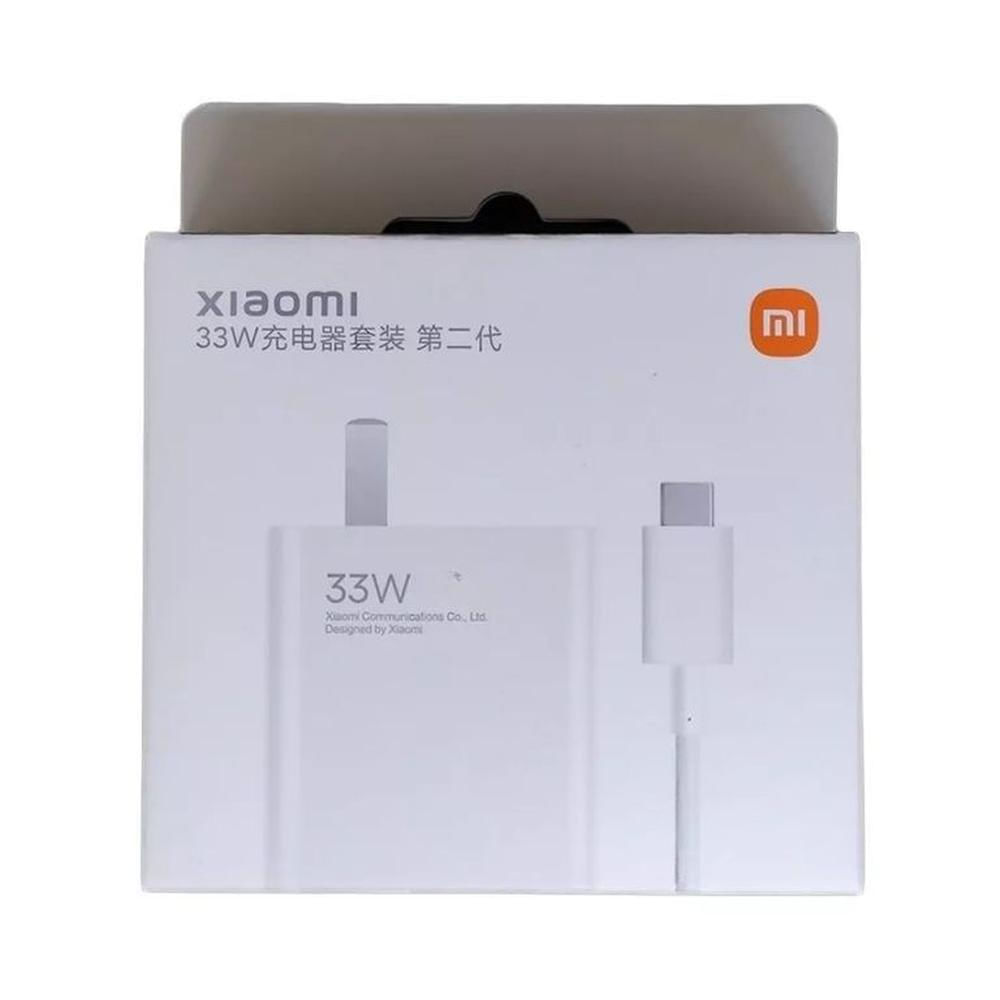 Cargador de Pared Xiaomi 33W de 2da Gen y cable Usb-A a Tipo C - WH