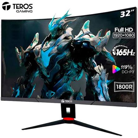 Monitor Teros Curvo TE-3215G 32 VA 1920x1080 Full HD 165HZ 1MS Monitor Teros Curvo TE-3215G 32 VA 1920x1080 Full HD 165HZ 1MS