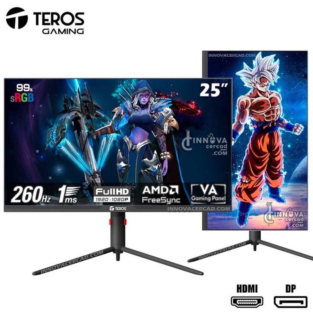 Monitor Teros Gaming TE-2472G 245 VA 260HZ 1MS Full HD FreeSync Monitor Teros Gaming TE-2472G 245 VA 260HZ 1MS Full HD FreeSync