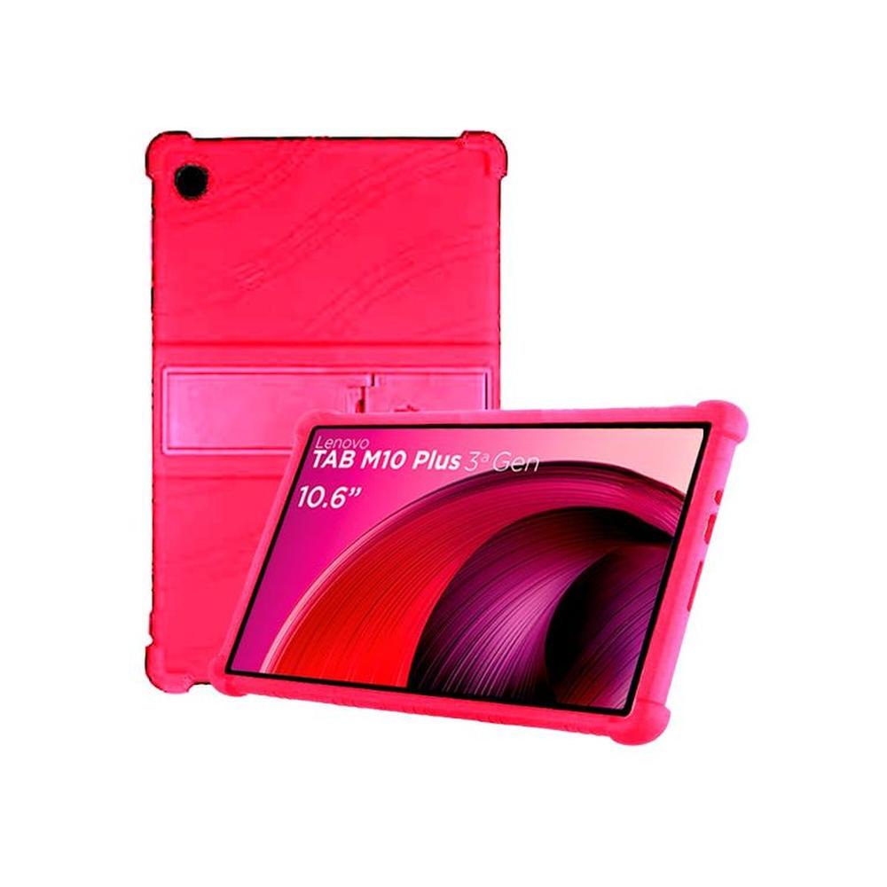 Funda Silicona Fucsia para tablet Lenovo Tab M10 Plus 3ra Gen