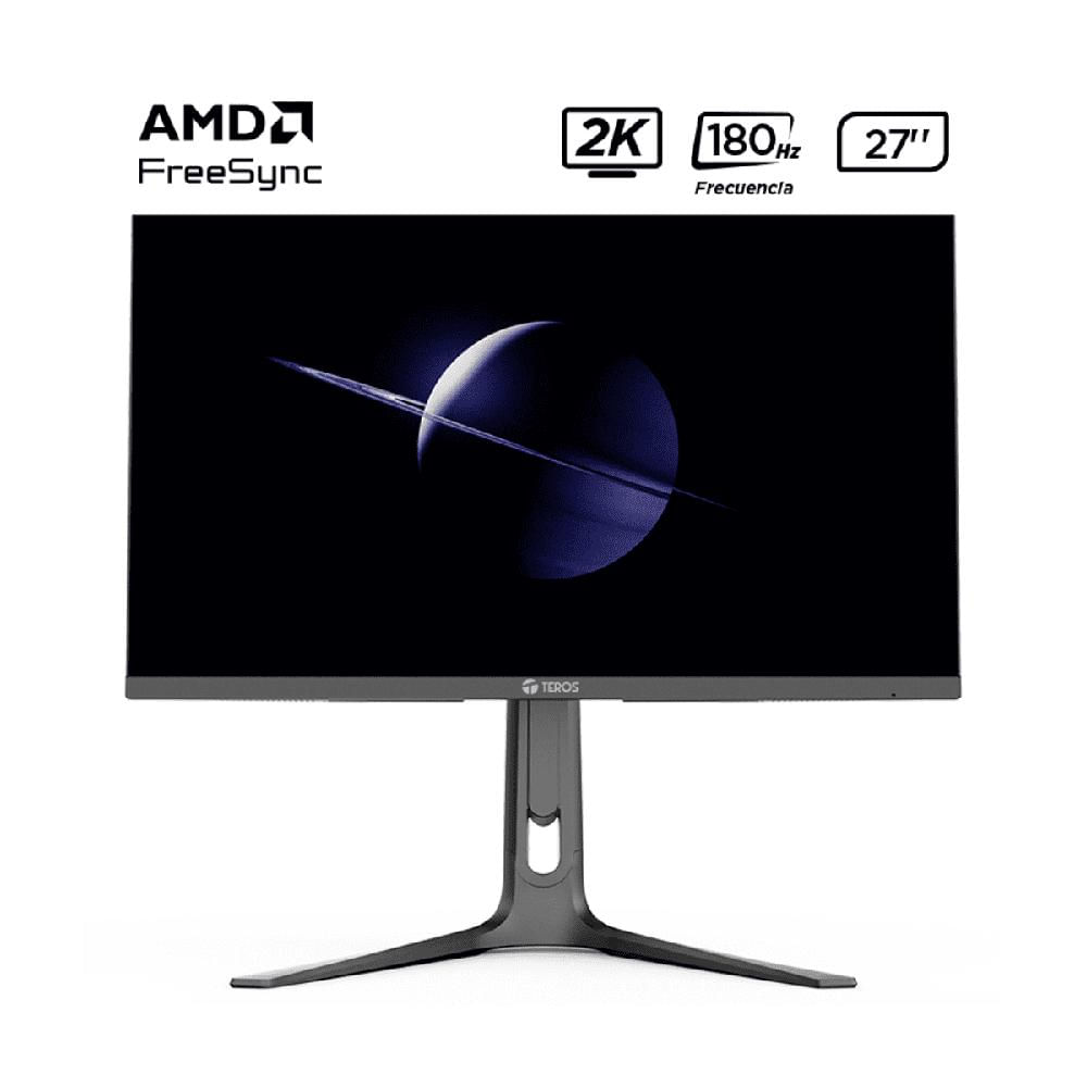 Monitor plano gaming TEROS TE-2753G 27' 2K QHD IPS 180 Hz 1 ms HDMI DP