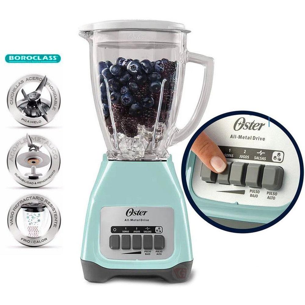 Licuadora Oster® 2 vaso de vidrio BLSTKAG-VPB