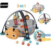 Gimnasio Musical Con Luces y Pelotas de Color Gusano