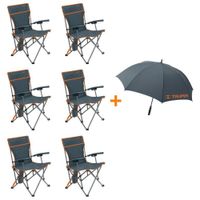 Silla plegable de playa camping X6 - Truper ,Inc. 1 Paraguas