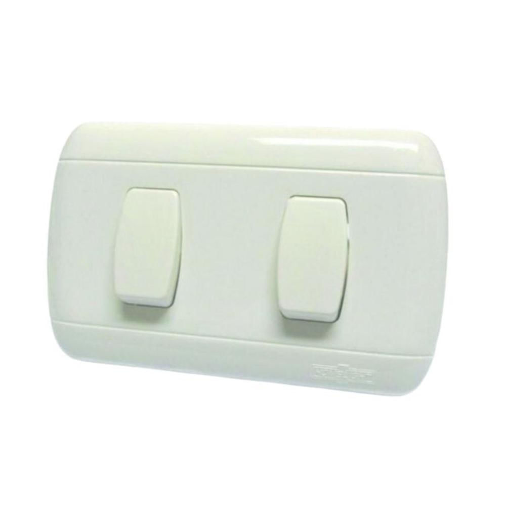 Interruptor doble clásico home light