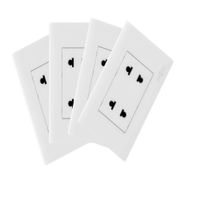 Pack 4 unidades Tomacorriente Doble deluxe home light