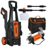 Combo hidrolavadora alta Presión 1800PSI + compresor de aire linterna