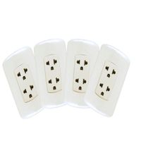 pack 4 unidades tomacorriente Doble clásico home light