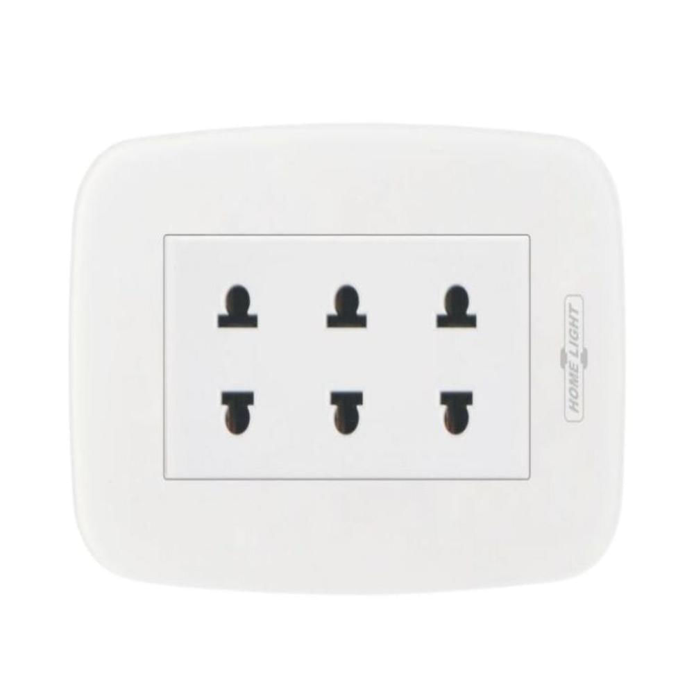 Tomacorriente triple deluxe home light