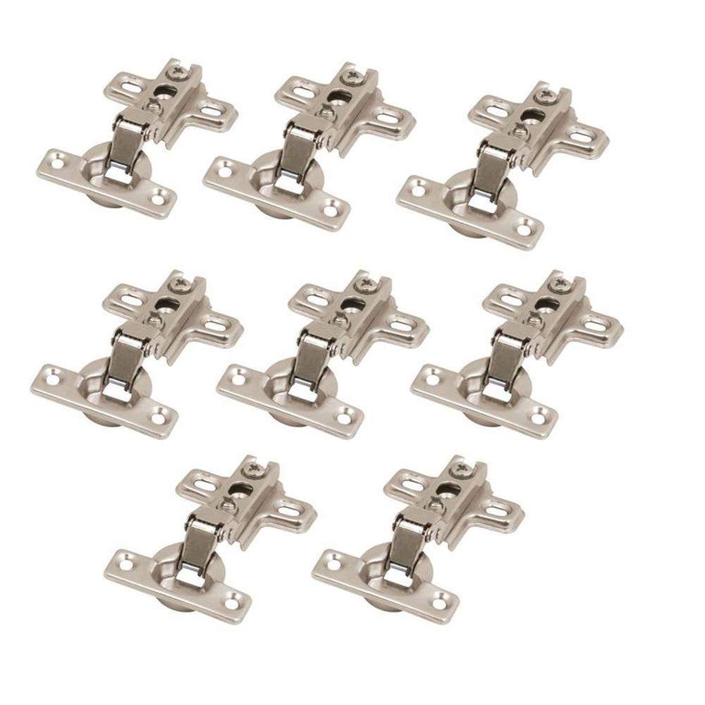 8 bisagras cangrejo cobertura media 95° Hermex