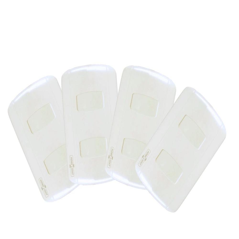 Pack 4 unidades Interruptor doble clásico home light