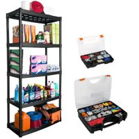 kit organizador de herramientas + estante Truper