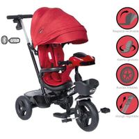 Triciclo Guiador ARIA 334 Rojo