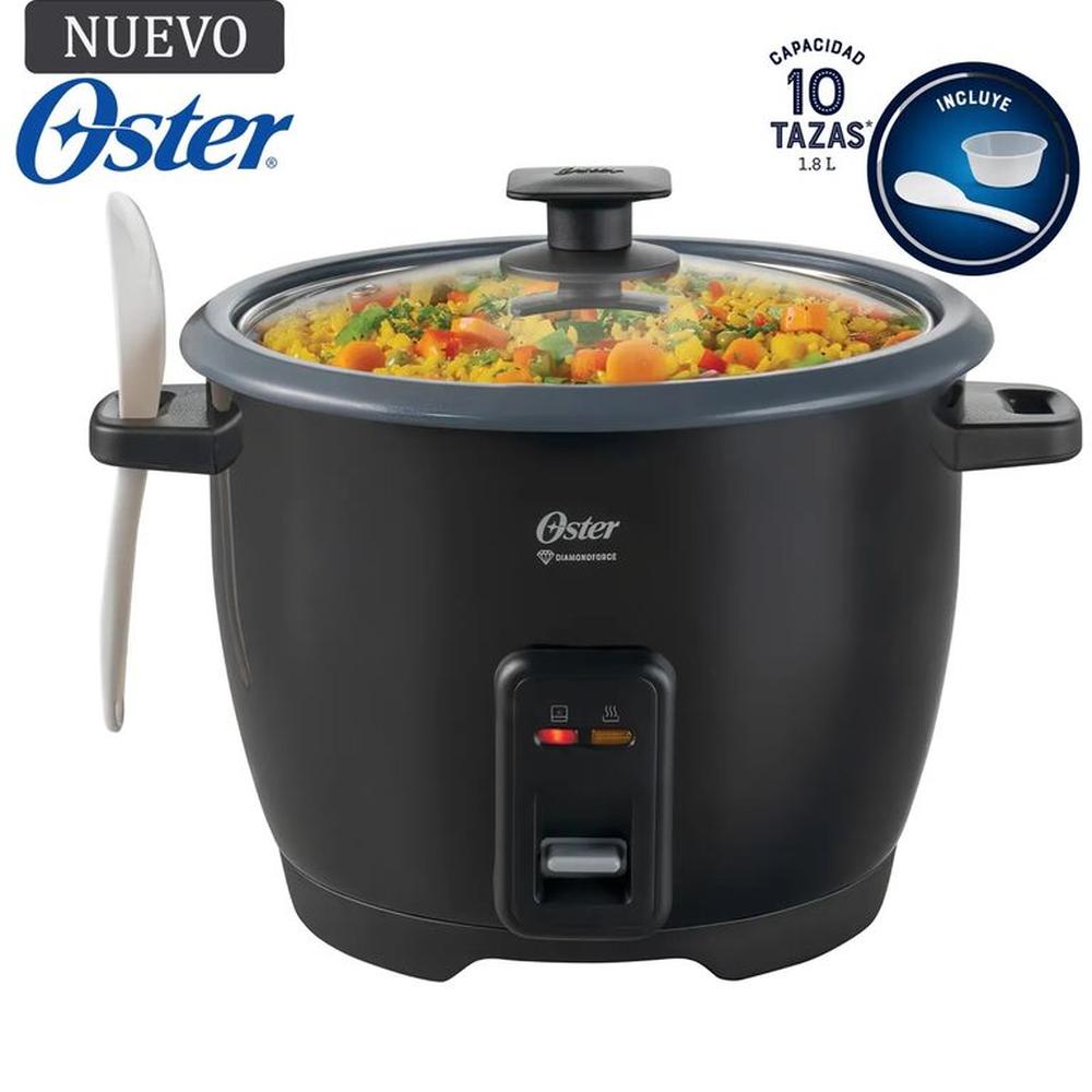 Olla Arrocera Oster de 1.8 L DiamondForce CKSTRCB10DFBLK Negro